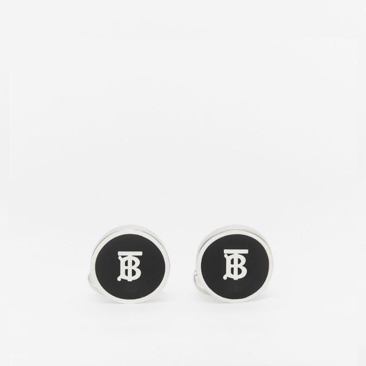 Burberry Burberry Monogram Motif Palladium-plated Cufflinks