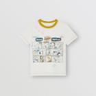 Burberry Burberry Childrens Comic Strip Print Cotton T-shirt, Size: 4y, Beige