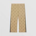 Burberry Burberry Childrens Star And Monogram Motif Stretch Cotton Trousers, Size: 12y