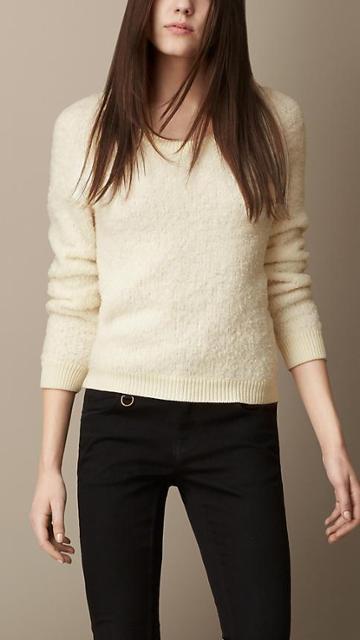 Burberry Shearling Effect Sweater