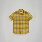 Burberry Burberry Short-sleeve Check Cotton Shirt, Size: 14y