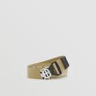 Burberry Burberry Monogram Motif And Logo Webbed Jacquard Belt, Size: 105