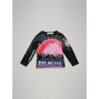 Burberry Burberry Galactic Print Cotton Jersey Top, Size: 18m, Multicolour