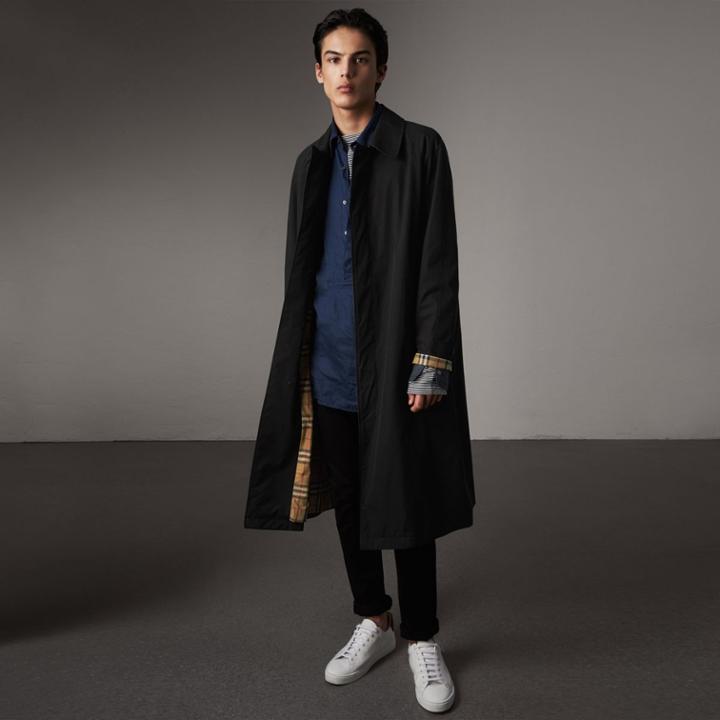 Burberry Burberry The Brighton Car Coat - Online Exclusive, Size: 40, Black