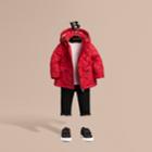 Burberry Burberry Check Detail Diamond-quilted Jacket, Size: 3y, Red