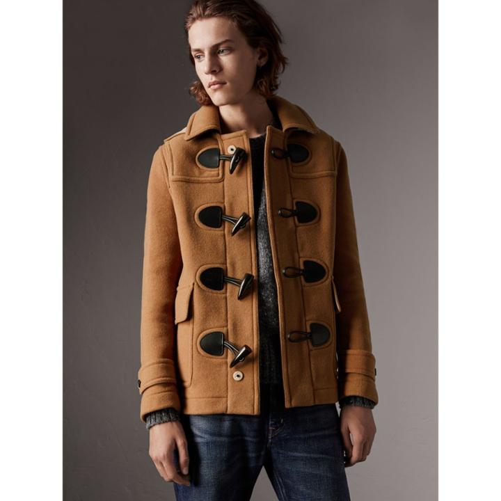 Burberry Burberry The Plymouth Duffle Coat, Size: 40, Beige