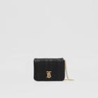 Burberry Burberry Micro Quilted Lambskin Lola Bag, Black