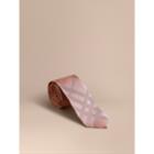 Burberry Burberry Slim Cut Check Silk Tie, Pink