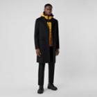 Burberry Burberry Button Detail Wool Cashmere Tailored Coat, Size: 46, Black