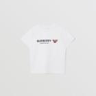 Burberry Burberry Childrens Thomas Bear Motif Cotton T-shirt, Size: 8y