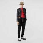Burberry Burberry Icon Stripe Detail Down-filled Puffer Jacket, Size: Xl, Black