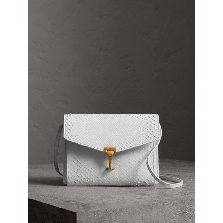 Burberry Burberry Small Python Crossbody Bag