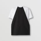 Burberry Burberry Geometric Panel Cotton Oversized T-shirt