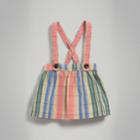 Burberry Burberry Check Gathered Cotton Pinafore Skirt, Size: 3y