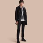 Burberry Burberry Hooded Technical Field Jacket, Size: 40, Black