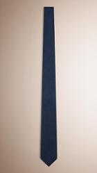 Burberry Slim Cut Slub Silk Linen Tie
