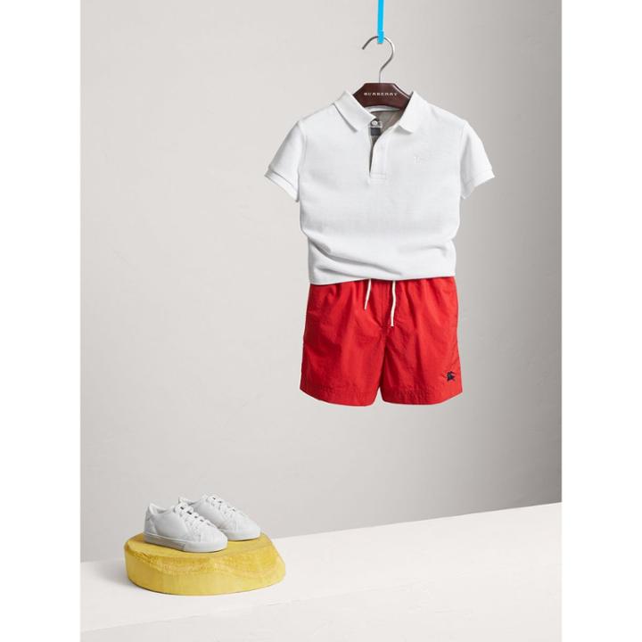 Burberry Burberry Lightweight Swim Shorts, Size: 12y, Red