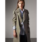 Burberry Burberry Tropical Gabardine Trench Coat, Size: 02, Green