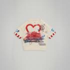 Burberry Burberry Postcard Motif Cotton T-shirt, Size: 12m, White