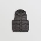 Burberry Burberry Childrens Reversible Showerproof Down-filled Hooded Gilet, Size: 6y, Grey