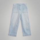 Burberry Burberry Relaxed Fit Bleached Jeans, Size: 14y, Blue