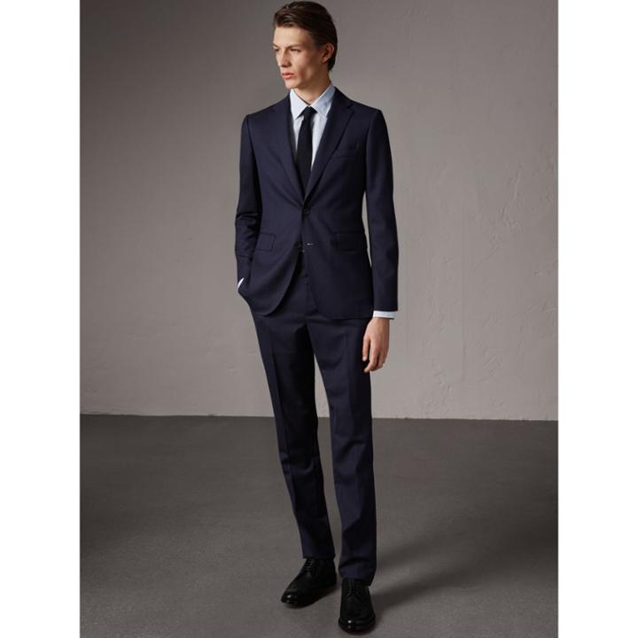 Burberry Burberry Soho Fit Herringbone Wool Suit, Size: 48r
