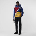 Burberry Burberry Poster Graphic Fleece Jacquard Hoodie, Size: Xs, Yellow