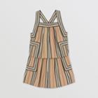 Burberry Burberry Childrens Icon Stripe Cotton Poplin Playsuit, Size: 10y