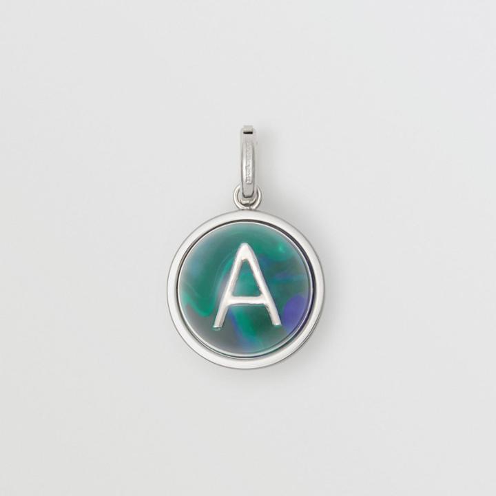 Burberry Burberry Marbled Resin 'a' Alphabet Charm, Blue