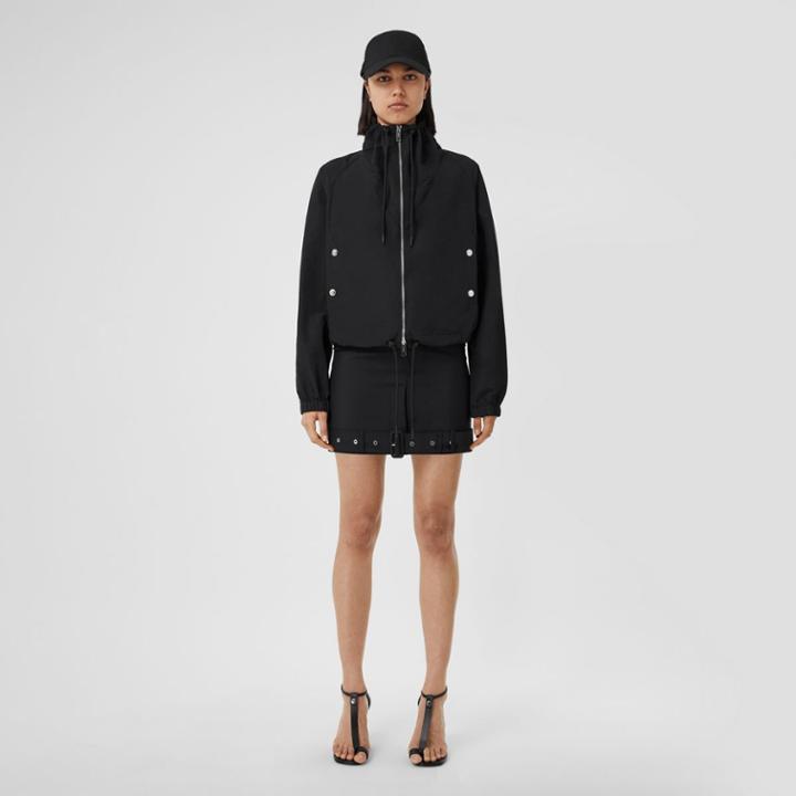 Burberry Burberry Horseferry Square Print Technical Cotton Jacket, Size: 02