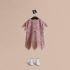 Burberry Burberry Layered Broderie Anglaise Cotton Dress, Size: 8y, Pink