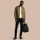 Burberry Burberry Quilted Bomber Jacket, Size: 38, Green