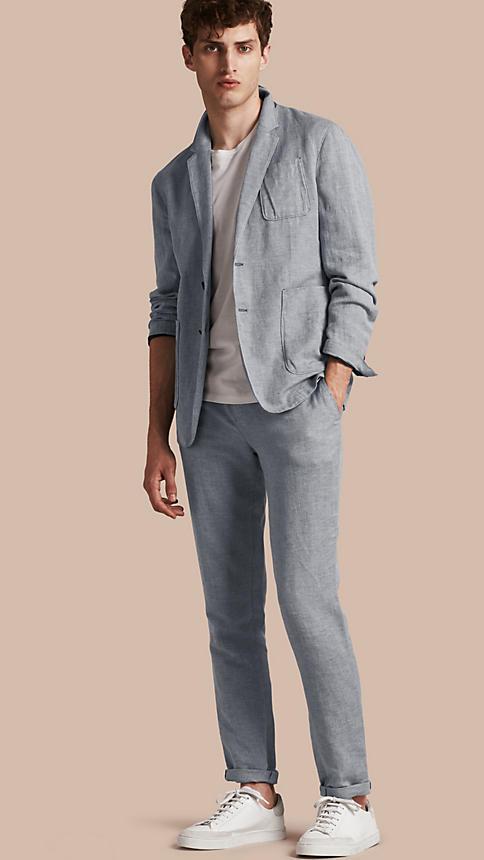 Burberry Linen Cotton Chinos