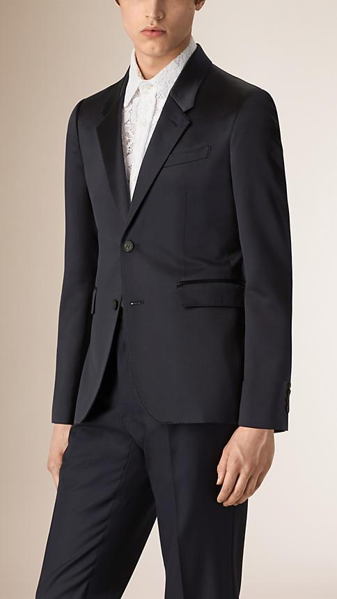 Burberry Technical Silk Tailored Jacket