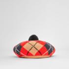 Burberry Burberry Childrens Argyle Intarsia Wool Cashmere Blend Beret, Size: 4y-6y