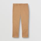 Burberry Burberry Slim Fit Monogram Motif Stretch Cotton Chinos, Size: 36