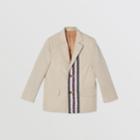 Burberry Burberry Childrens Monogram Stripe Print Cotton Blazer, Size: 12y, Beige