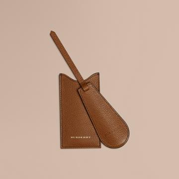 Burberry Burberry Leather Shoe Horn, Brown