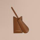 Burberry Burberry Leather Shoe Horn, Brown