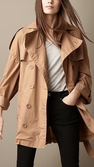 Burberry Oversize Dropped Shoulder Trench Coat