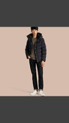 Burberry Down-filled Hooded Jacket With Detachable Sleeves