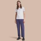 Burberry Burberry Pintuck And Lace Bib Detail Cotton T-shirt, Size: Xs, White
