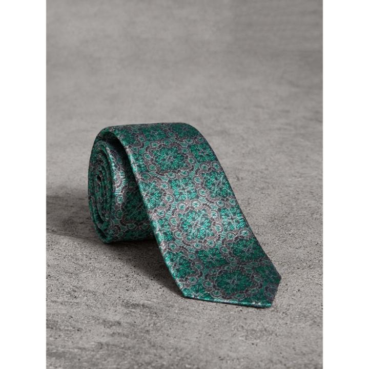 Burberry Burberry Slim Cut Silk Jacquard Tie