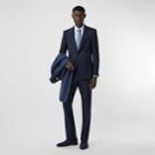 Burberry Burberry English Fit Puppytooth Check Wool Suit, Size: 48r, Blue
