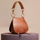Burberry Burberry The Bridle Bag In Leather And Alligator, Brown