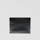 Burberry Burberry Leather Laptop Envelope Pouch, Black