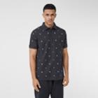 Burberry Burberry Star And Monogram Motif Cotton Piqu Polo Shirt, Grey