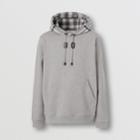 Burberry Burberry Check Hood Cotton Hoodie, Size: L