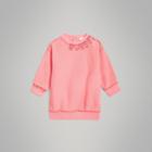 Burberry Burberry Childrens Stencil Logo Print Cotton Sweater Dress, Size: 18m, Pink
