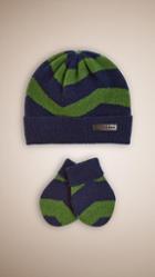Burberry Cashmere Hat And Mittens Baby Gift Set